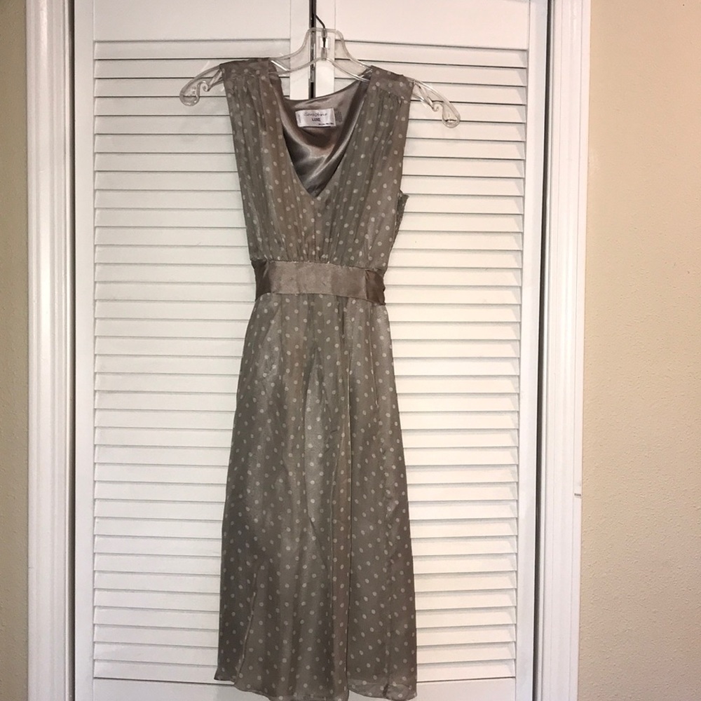 Seraphine Silk Chiffon Maternity Dress